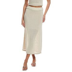 A.L.C. Womens  Anne Midi Skirt, White